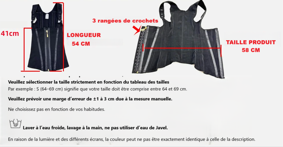 Corset colombien taille de guêpe