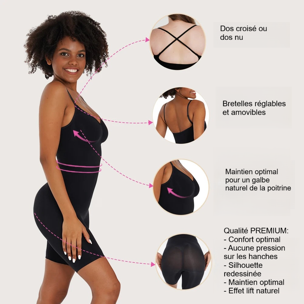 Bodyshort gainant et sculptant